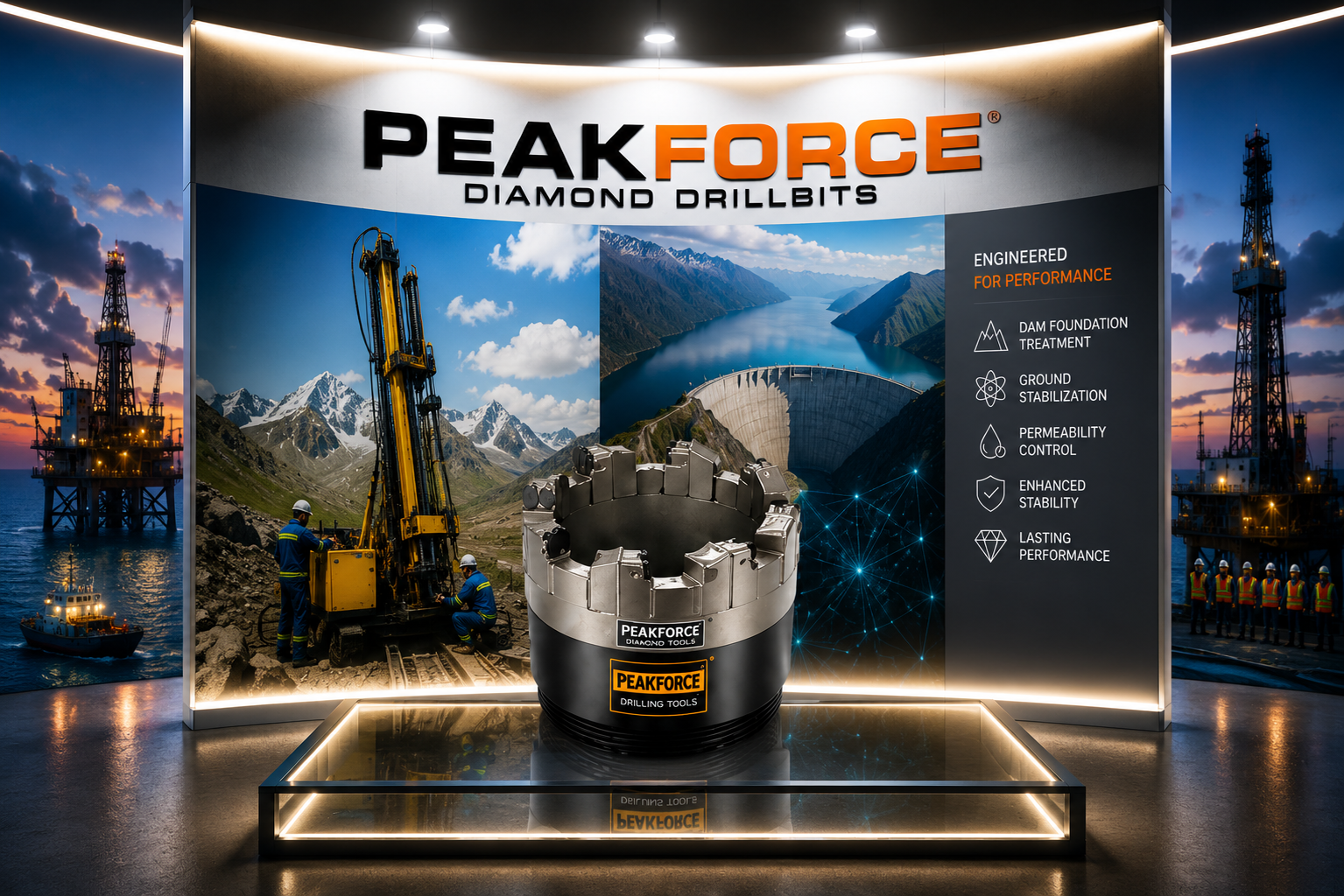 Steel Body – Çelik Gövde PDC Karotlu Matkap Uçları (ST)